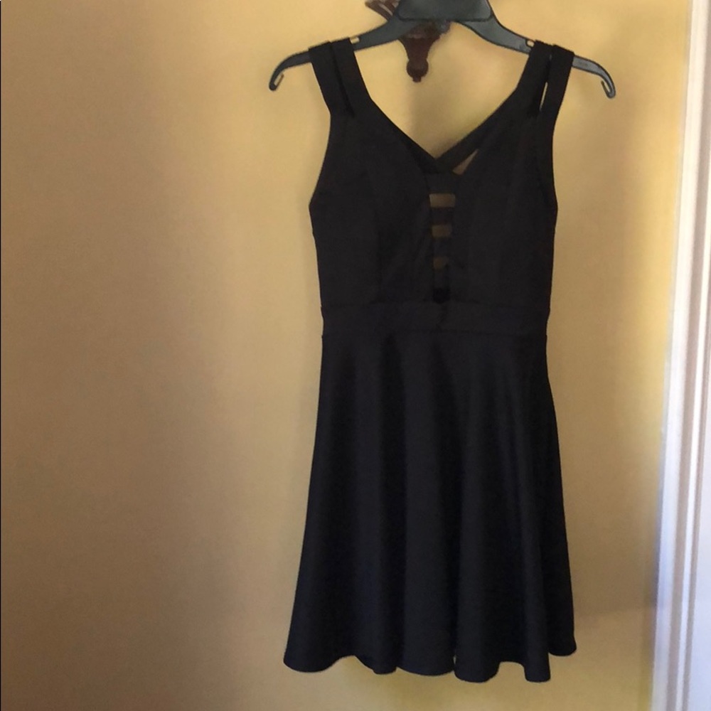 Black Fit and Flare Dress